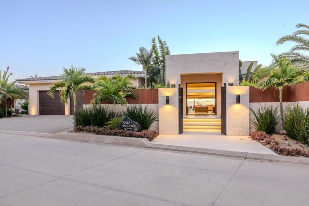 Four Seasons Cabo Section 18- Horizontes Custom Home with Top Brands:White Oak Flame Carpentry.Aluminum Frame Hurricane Proof Insulated Windows with built-in Shutters.Duravit (German).DORNBRACHT Fixtures (German).M-Code Bath Fixtures (UK).Buster & Punch Door Hardware (UK).Flos Custom Lighting (Italian).CRESTON Automated Light, Audio & Video Control.Mitsubishi TVRA Units.BINOVA (Italian) Custom Kitchen with SubZero and Wolf Appliances.Water UV System by BWT (German).CISCO WiFi System.Water Heating by RINAHI.PENTA AIR Pool & Spa System.Weatherproof Fire Pit. – #1, Cantina, Pacific, Pacific, BS
