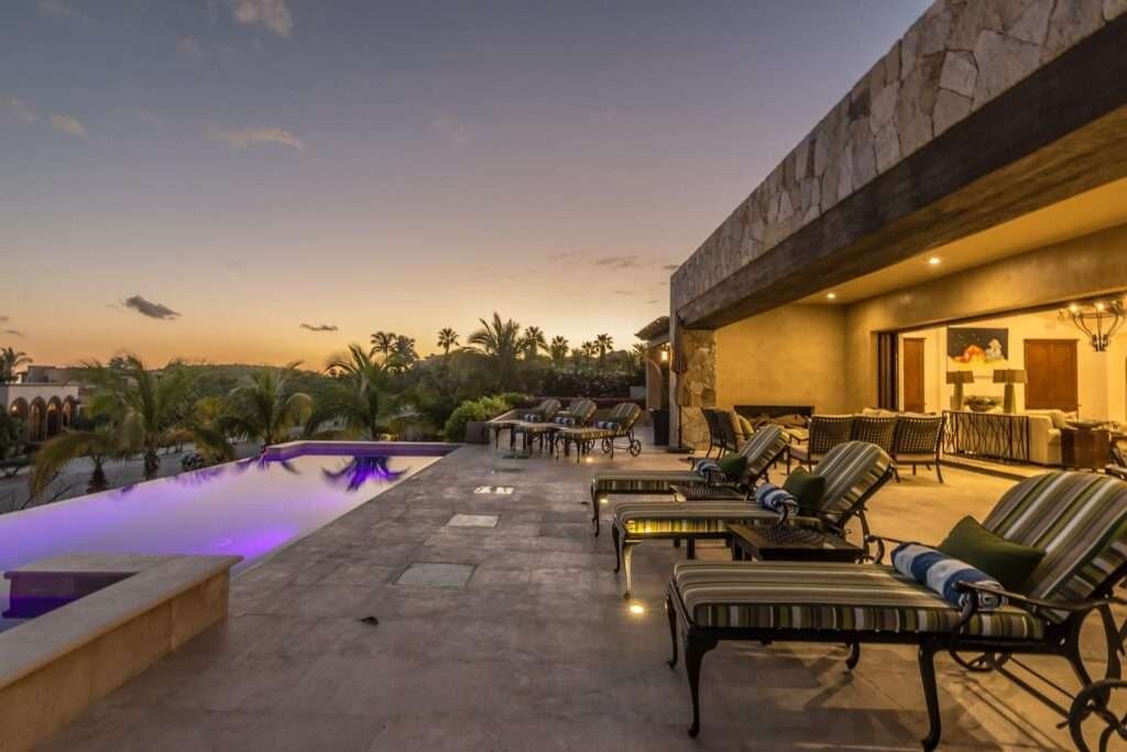 Four Seasons Cabo Fundadores This spectacular luxury residence, designed by renowned architect Antonio Carrera, offers seven beautifully appointed bedrooms and generous outdoor living spaces--perfect for entertaining multiple generations of family or hosting an exclusive retreat.The home blends open architecture with expansive lounge areas and a stunning pool terrace that welcomes family and guests with the warmth of the morning sun.Private and exquisitely decorated, every detail has been thoughtfully curated to create a refined yet inviting atmosphere. The property offers multiple gathering spaces throughout, allowing both large groups and smaller parties to enjoy the home comfortably.For more intimate stays, the main interior level can be opened on its own, featuring two ocean- – 223 Avenida Padre Piccolo, San Jose del Cabo, BS