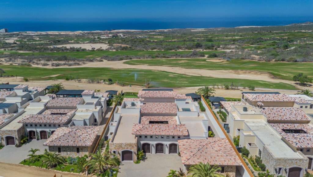 Four Seasons Cabo Las Tunas The Nacuii Residence is a refined luxury home crafted to exceed the expectations of even the most discerning buyer. Nestled on a generous and private 3,000 m² lot (0.73 acres), it's just a short, effortless stroll to the untouched, sandy shores of Las Tunas — perfect for enjoying the serene coastal landscape and dramatic sunsets. The home offers a thoughtful layout with 3 spacious bedrooms, a separate studio, a cozy TV lounge, and 6 full bathrooms, including two principal suites, a guest room, a detached studio, and a dedicated media or family room. Expansive sliding glass doors invite natural light throughout the interiors while showcasing tranquil garden – #34 Diamante Casa Cardonal Villas, Pacific, BS