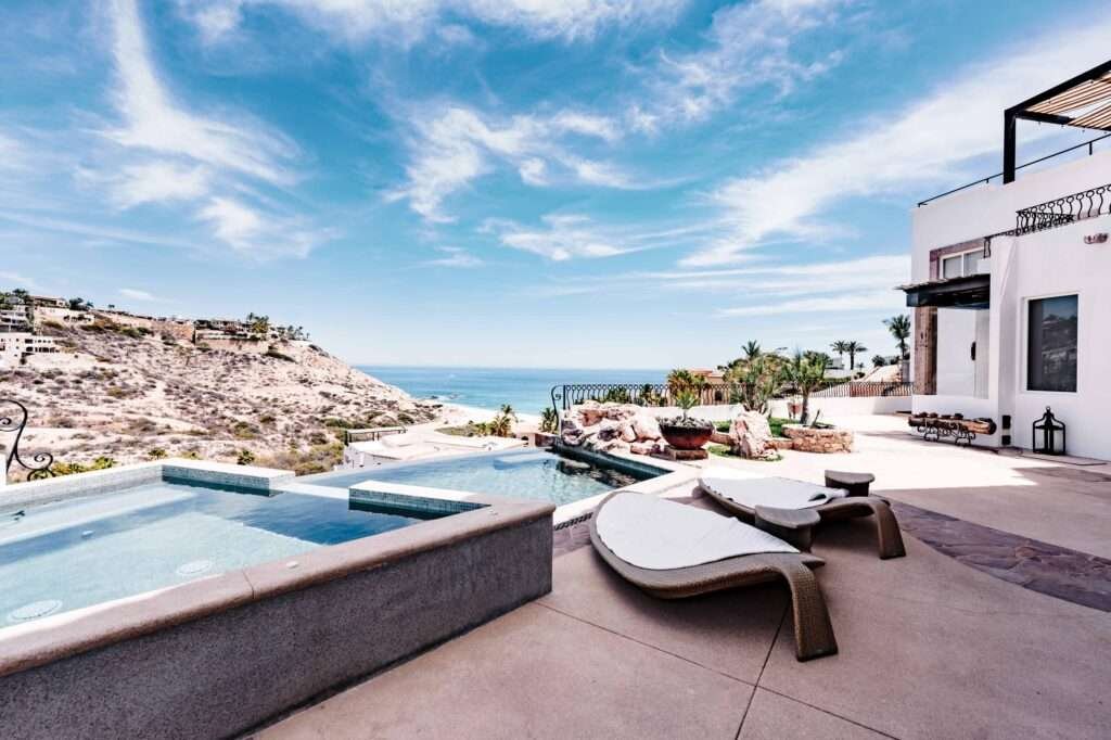 Four Seasons Cabo Fundadores Experience Serenity at Casa Luna.Presented by Custom Homes Mexico, Casa Luna is a masterwork of modern luxury, perfectly positioned along the 8th fairway of the exclusive PLC Fundadores gated community, this ocean – 35 Casa White, Cabo Colorado, San Jose Corridor, BS