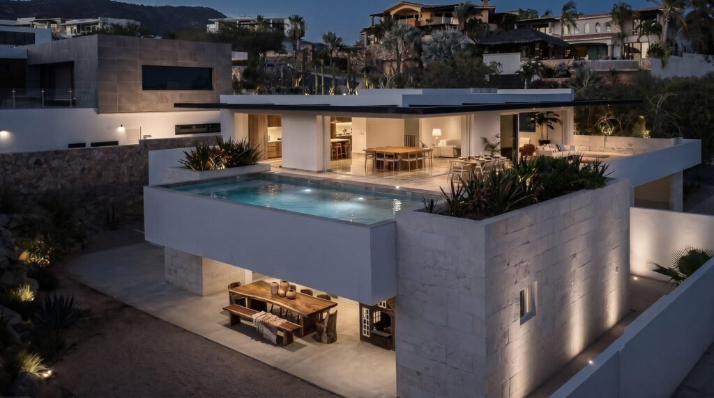 Four Seasons Cabo Cresta Del Mar Welcome to your future sanctuary in one of Cabo San Lucas' most prestigious gated communities, Cresta del Mar. This brand-new modern residence combines clean architectural lines, expansive open spaces, and breathtaking – 74, Casa Sofia, Cabo Corridor, Cabo Corridor, BS