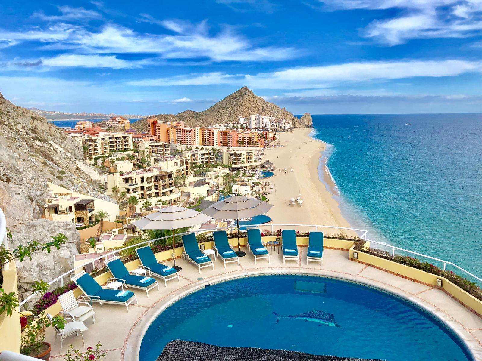 Four Seasons Cabo Fundadores Villa Piedra - Fundadores, Puerto Los Cabos, blends modern and traditional design with unobstructed ocean for sale