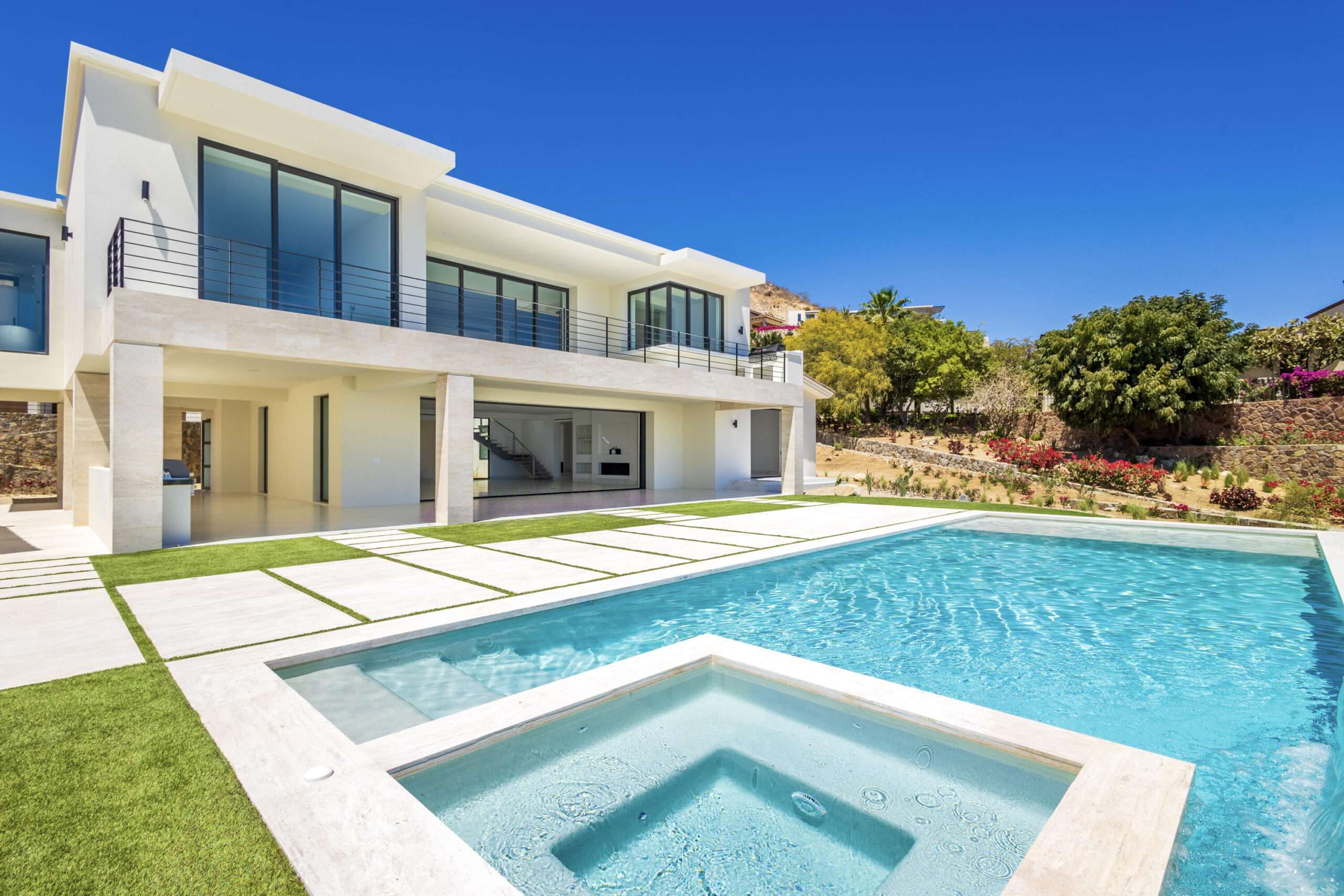 Four Seasons Cabo Espiritu Del Mar This two story home is located within the exclusive gated community of Espiritu. The entrance surrounded by the interior courtyard will welcome you home; at the lower level a mesmerizing for sale