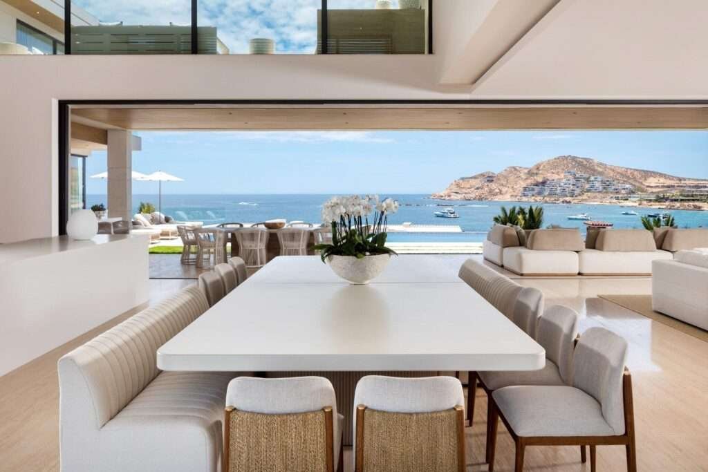 Four Seasons Cabo Section 18- Horizontes Custom Home with Top Brands:White Oak Flame Carpentry.Aluminum Frame Hurricane Proof Insulated Windows with built-in Shutters.Duravit (German).DORNBRACHT Fixtures (German).M-Code Bath Fixtures (UK).Buster & Punch Door Hardware (UK).Flos Custom Lighting (Italian).CRESTON Automated Light, Audio & Video Control.Mitsubishi TVRA Units.BINOVA (Italian) Custom Kitchen with SubZero and Wolf Appliances.Water UV System by BWT (German).CISCO WiFi System.Water Heating by RINAHI.PENTA AIR Pool & Spa System.Weatherproof Fire Pit. – Chileno Point 106, Cabo Corridor, Cabo Corridor, BS