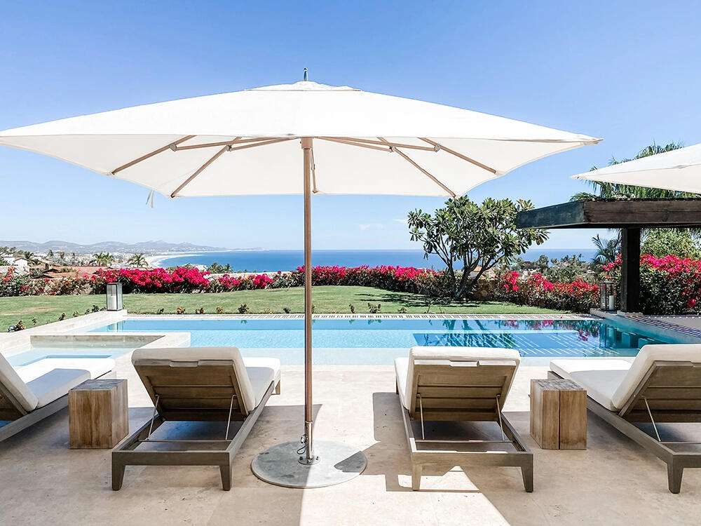 Four Seasons Cabo Beach Estates Luz de Diamante is perfectly situated just a short walk from the beach and nestled within the prestigious Diamante community positioned between the 5th and 16th holes of the Dunes Course designed by Davis Love III. Spanning approximately 20,000 sqft, this magnificent residence, built in 2017, seamlessly blends modern design with Mexican accents. The estate boasts four spacious master bedrooms, each providing stunning ocean for sale