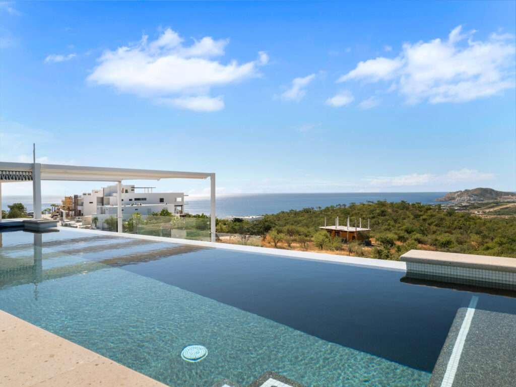 Four Seasons Cabo Pedregal Csl First time on the market, Villa Antigua is a six-bedroom, seven-bathroom residence located within the prestigious community of Pedregal, offering a rare opportunity to own a timeless property in Cabo's most exclusive neighborhood.Antigua blends classic Mexican architecture with hacienda-style furnishings, creating an atmosphere of inviting and understated luxury. Dramatic architectural details and exceptional craftsmanship are evident throughout, including stone columns, marble floors, and tasteful designer décor in warm earth tones.Its spacious layout includes six generously sized bedrooms, ideal for both private enjoyment and high-end rental use. The upper level bedrooms provide enhanced privacy, beautiful ocean – El Tule, San Jose Corridor, BS