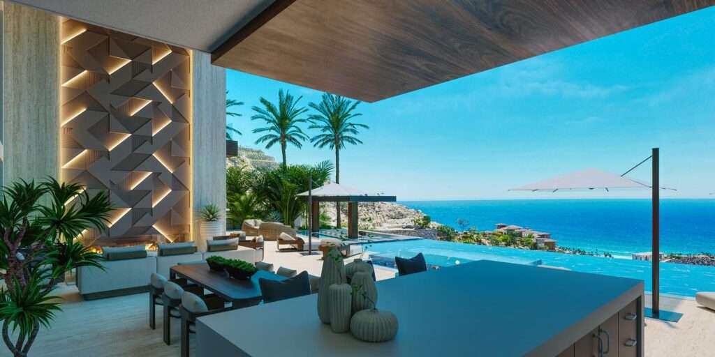 Four Seasons Cabo Section 1- Las Colinas A striking contemporary estate set atop the coveted Colinas hillside in Querencia, this new construction residence captures sweeping – Querencia Colinas 75, San Jose Corridor, San Jose Corridor, BS