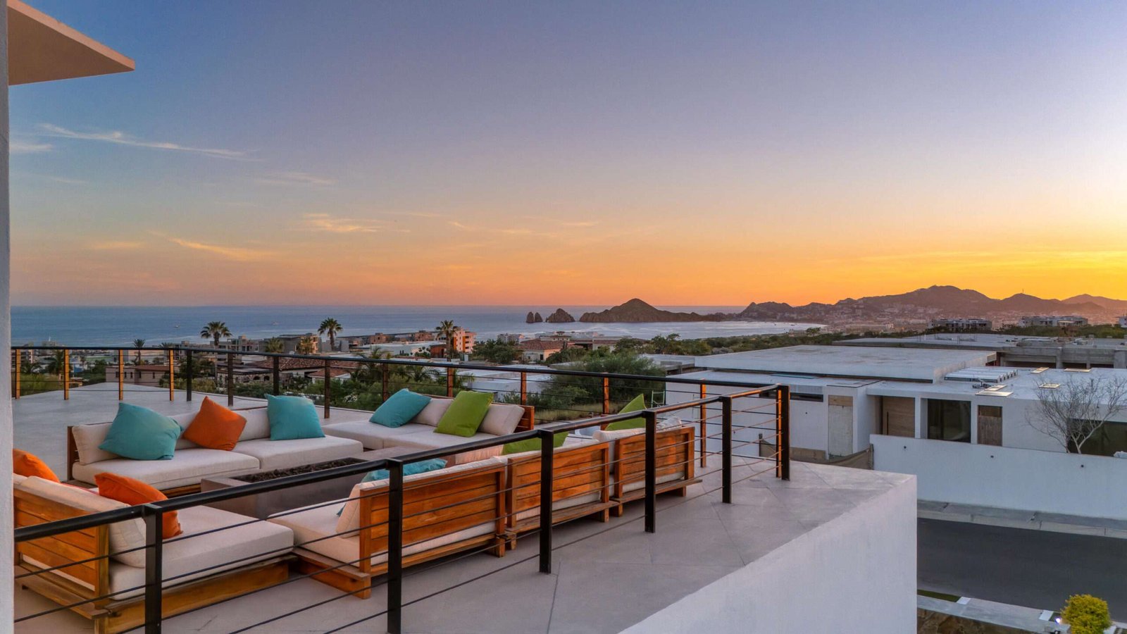 Four Seasons Cabo Beach Estates Luz de Diamante is perfectly situated just a short walk from the beach and nestled within the prestigious Diamante community positioned between the 5th and 16th holes of the Dunes Course designed by Davis Love III. Spanning approximately 20,000 sqft, this magnificent residence, built in 2017, seamlessly blends modern design with Mexican accents. The estate boasts four spacious master bedrooms, each providing stunning ocean for sale