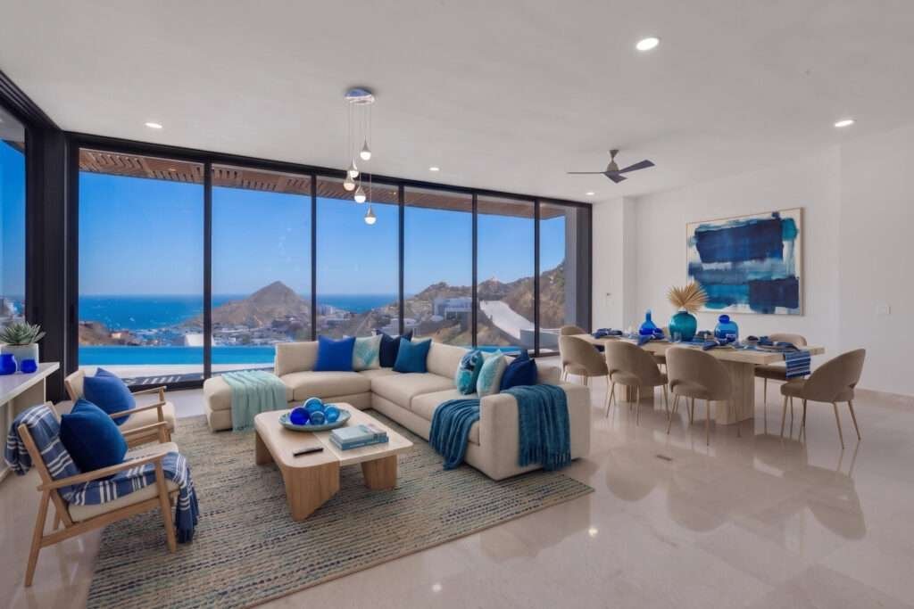 Four Seasons Cabo Palmilla Estates Welcome to the epitome of opulence and functionality! This sprawling 5-bedroom, 6-bathroom estate nestled in the prestigious Palmilla Estates offers an unparalleled blend of elegance and efficiency.Bedrooms: Five spacious bedrooms designed for comfort and privacy, providing ample space for relaxation and rejuvenation.Bathrooms: Six beautifully appointed bathrooms, each exuding sophistication and convenience.Efficient Design: Meticulously crafted to embrace modern efficiency without compromising on luxury, ensuring sustainability and cost-effectiveness.3-Car Garage: A generous three-car garage providing secure parking and ample storage space for your vehicles and belongings. – Villa Vista Cortez, Cabo San Lucas, BS