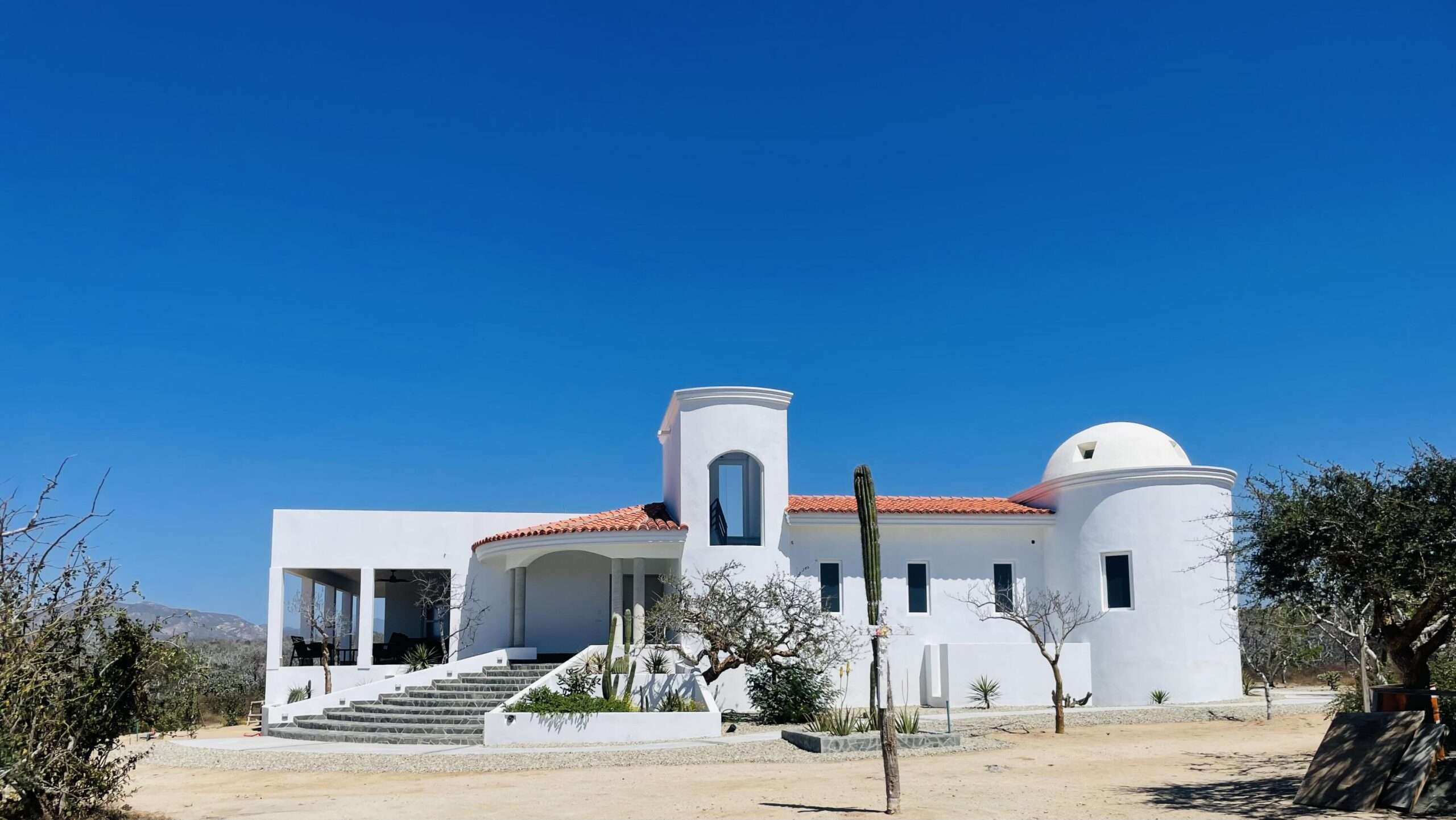 Four Seasons Cabo Migrino This is an estate property with full ownership.It is on a 2 1/2 acre lot and has a Main house and a Beautiful Guest house. Both are high end construction and architecturally designed for comfort and a tranquil Life Style with a total of 6311 sq ft of single story living. Just a stone throw from the beach. If you miss seeing these homes you will miss something Very Unique in a growing community on the Pacific Corridor for sale