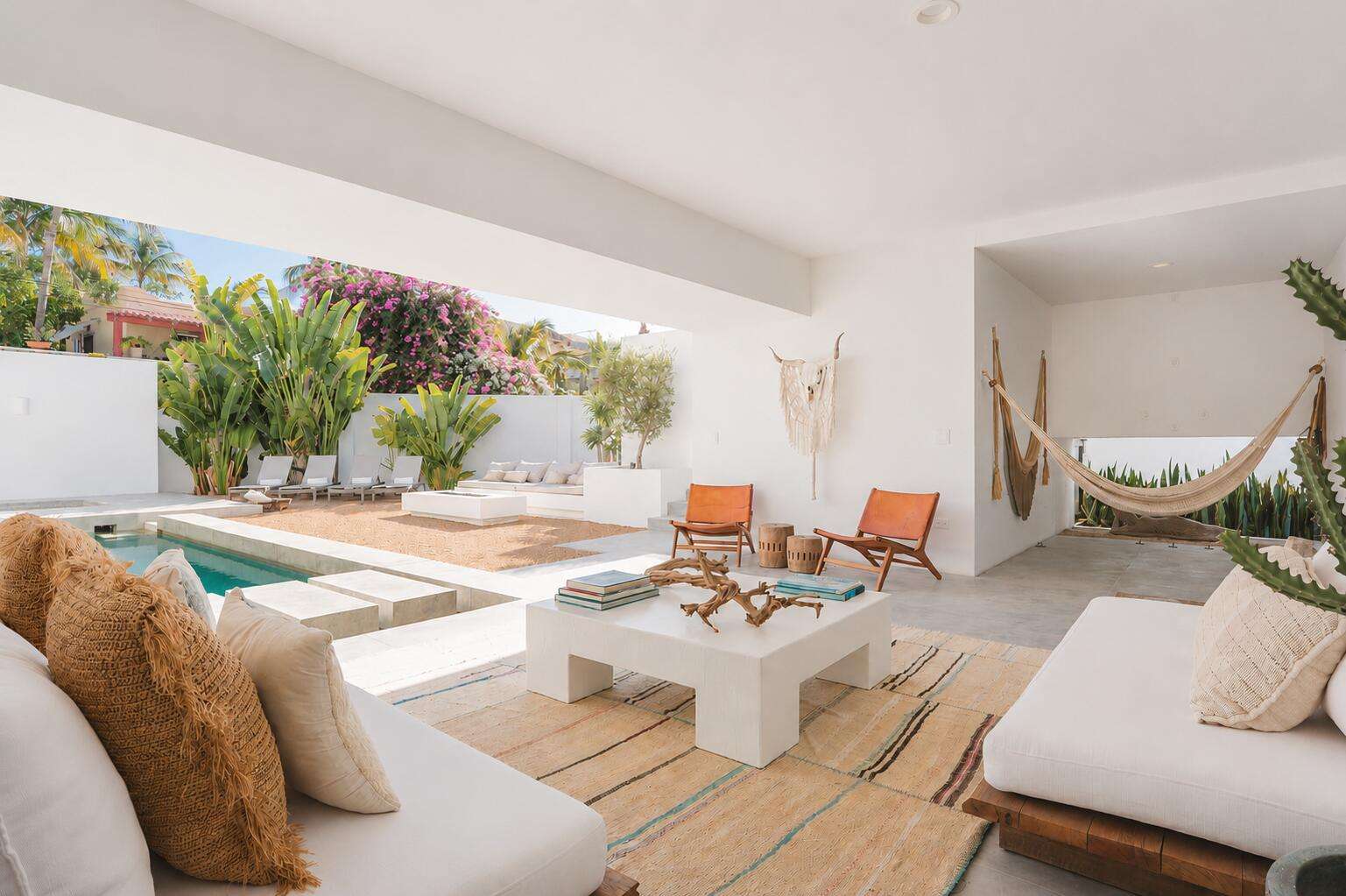 Four Seasons Cabo Costa Azul One of Baja's Most Distinctive Architectural Residences.Casa Margaux is not a typical home; it is a fully realized architectural hospitality concept.Designed with the sensibility of a boutique retreat, the villa seamlessly blends indoor-outdoor living, globally curated interiors, and one-of-a-kind design elements that create a truly immersive experience.More than a residence, Casa Margaux has positioned itself as a design-driven destination, appealing to a sophisticated, international audience seeking privacy, aesthetics, and meaningful experiences. Casa Margaux represents a compelling luxury real estate investment positioned at the intersection of design, lifestyle quality, and income potential. Located in the highly desirable Costa Azul corridor of San José del Cabo, the property combines architectural distinction, turnkey condition, and demonstrated rental performance with a disciplined, lifestyle-first operating approach. Airbnb's most Wish-Listed House in Baja California Sur.Supported by consistent seasonal demand, premium nightly rates, and a unique positioning within a low-inventory, beach-adjacent market, the villa delivers meaningful income generation without requiring full-time rental intensity. Its design-forward identity, walkable location, and flexibility for curated experiences further enhance its appeal across multiple demand segments.This balanced profile provides investors with a resilient and differentiated asset, offering attractive cash-flow characteristics, long-term value preservation, and the flexibility to enjoy personal use without compromising financial performance. Beyond traditional rentals, Casa Margaux also presents opportunities to expand revenue through wellness retreats, private events, and creative productions, reinforcing its multi-dimensional income potential.As both a refined lifestyle residence and a proven income-producing asset, Casa Margaux stands as a rare opportunity within the Costa Azul market, where limited inventory and strong demand continue to support long-term appreciation.This dual positioning is what makes Casa Margaux not only a residence, but a strategic lifestyle investment. for sale